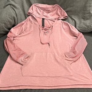 Women’s RBX active athletic wear pink hoodie.
